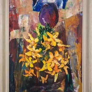 PIETER DOEF FLORAL STILL LIFE WITH LILIES
