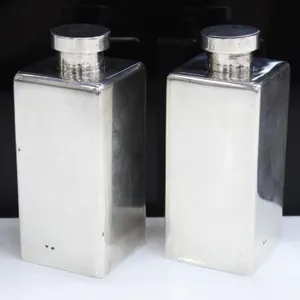 HERMES PARIS SILVER SCREW TOP BOTTLES 144.1g