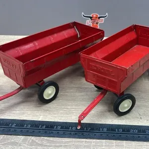 2 ERTL Metal Farm Wagons.