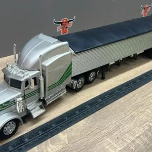 Plastic Peterbilt Truck and Grain Trailer 23"