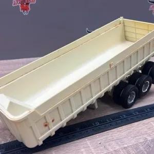 Plastic and Dump Gravel Trailer 12" Long