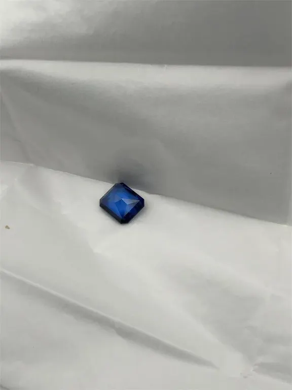 Lab Created Blue Sapphire 6.00ct 12x10mm...