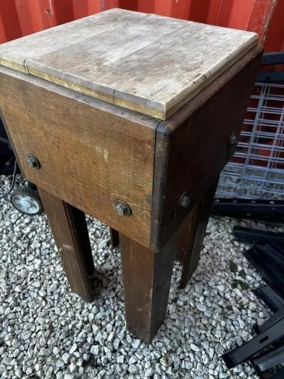 Antique Butcher Block