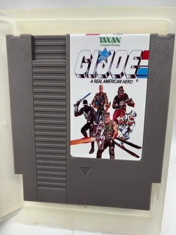 GI Joe A Real American Hero NES Game with Case