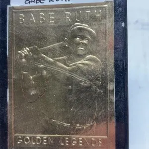 1995 Babe Ruth Golden Legends 22K Gold Card GL-1