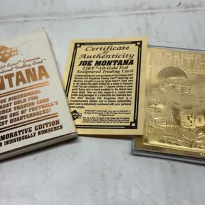 Joe Montana Upper Deck 23KT Gold Foil Card