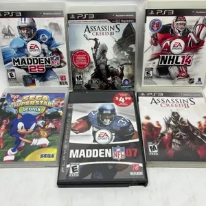 PS3 Game Lot Madden, Assassin's Creed, NHL 14