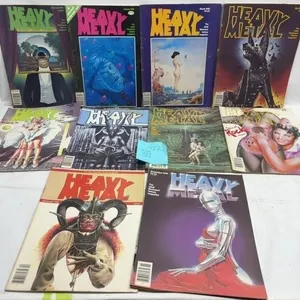 Heavy Metal Magazine Lot 1980-1990