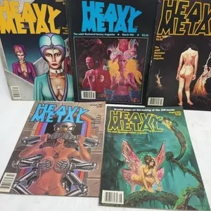 Heavy Metal Magazine Lot, 1981 Issues