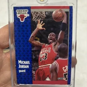 1991 Fleer Michael Jordan Chicago Bulls Card