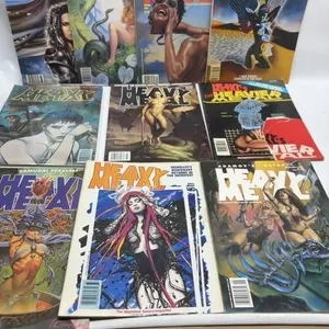 Heavy Metal Magazine Lot of Fantasy Issues