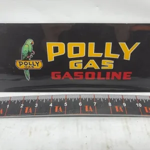 Polly Gas Gasoline Sign