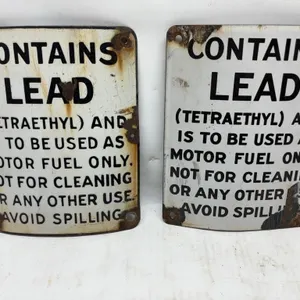 Pair Contains Lead Tetraethyl Metal Warning Signs