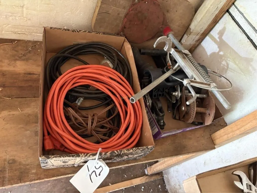 Extension Cord, Hand Winch etc