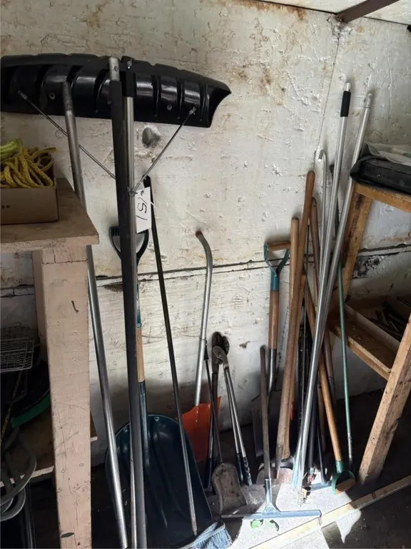 Yard Tools. Shovels, etc