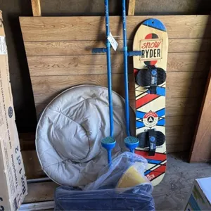 Pogo Sticks, Ski Board & other