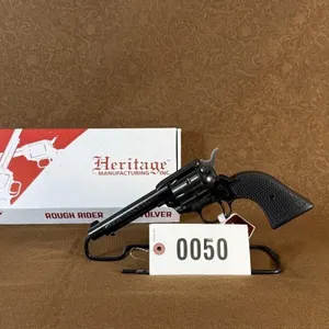 Heritage Rough Rider .22 LR Black Revolver (new)