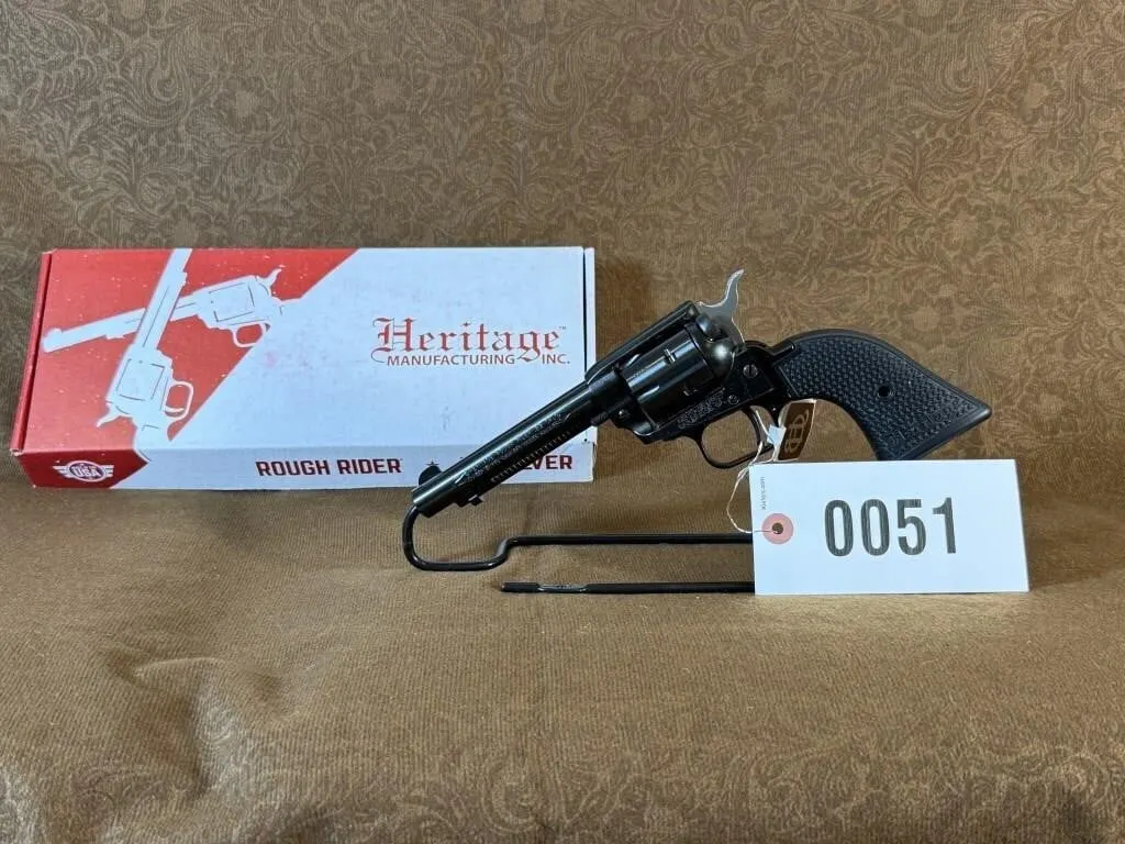 Heritage Rough Rider .22 LR Black Revolver (new)