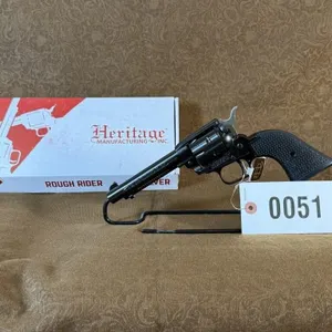 Heritage Rough Rider .22 LR Black Revolver (new)