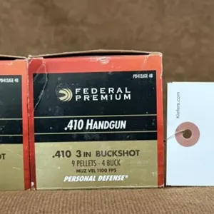 Federal Premium .410 Hand Gun 3" Buckshot