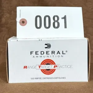Federal .22LR Range and Target Practice