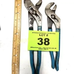 (2) CHANNEL LOCKS