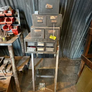 Parts containers and stand