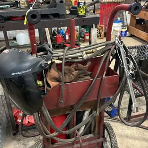 Torch cart with hoses and gauges